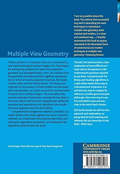 コンピュータ・IT MultipleView Geometry in computer vision Multiple View Geometry in Computer Vision 2nd Edition