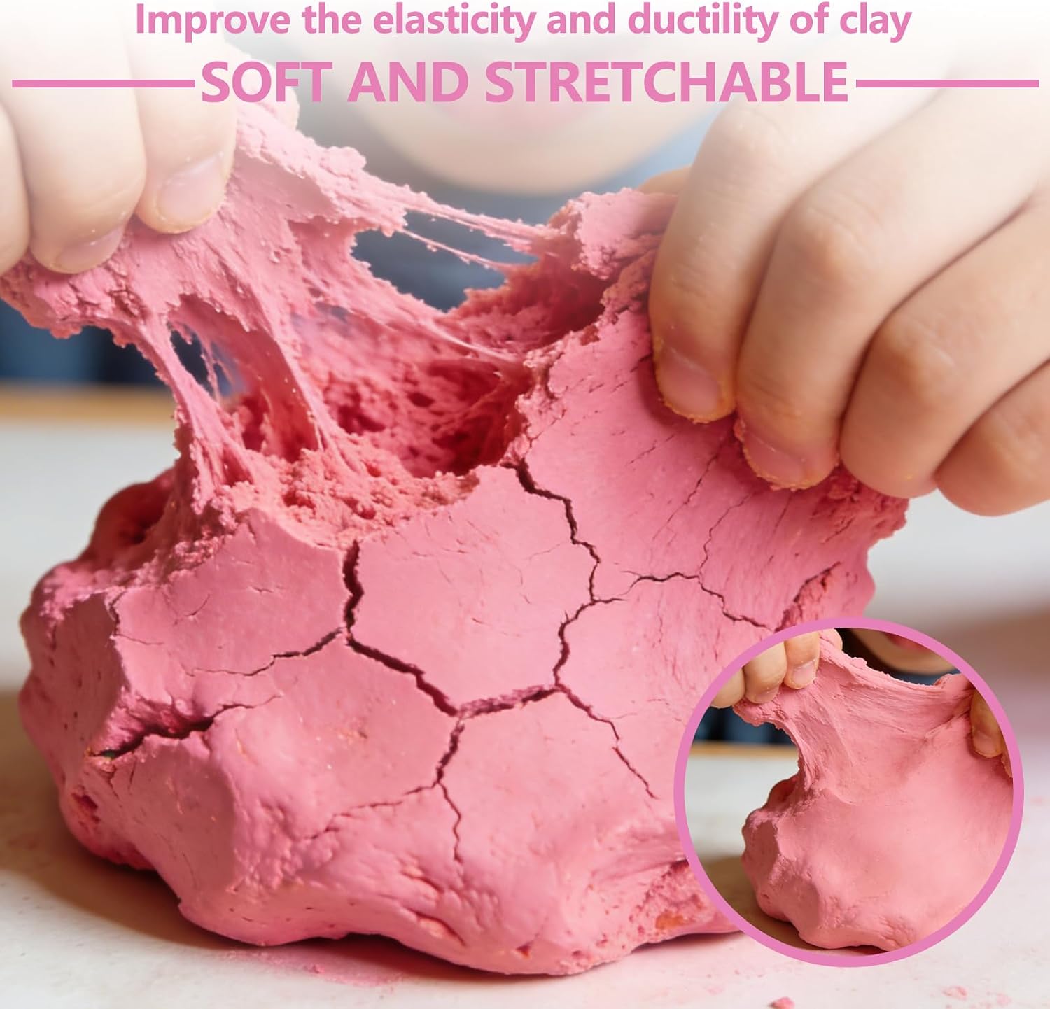 Premium Polymer Clay Softener – Revive Hardened Clay, Enhances Flexibility & Adhesion, Adds Shine After Baking, Ideal for Ceramic Artists, Teachers & DIY Craft Lovers