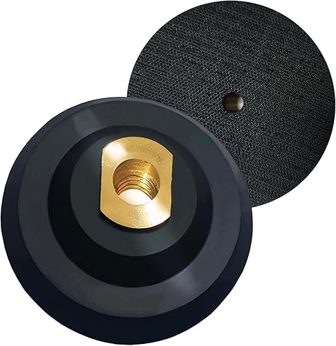 Miniatura 5 de Almohadilla de respaldo de goma de 6 pulgadas con gancho y bucle para amoladora angular, amoladora manual - eje 58"-11 6"