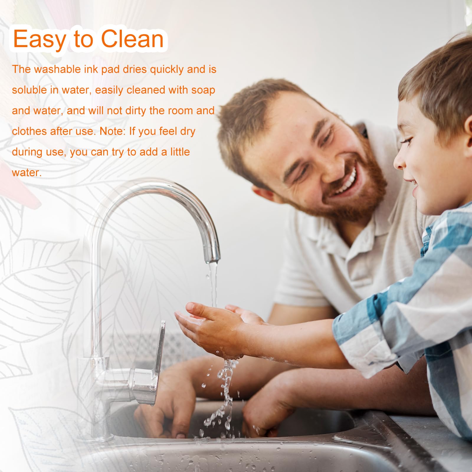 QUARKZMAN Tampon Encreur Pour Doigt Pour Tampons En Caoutchouc, 18