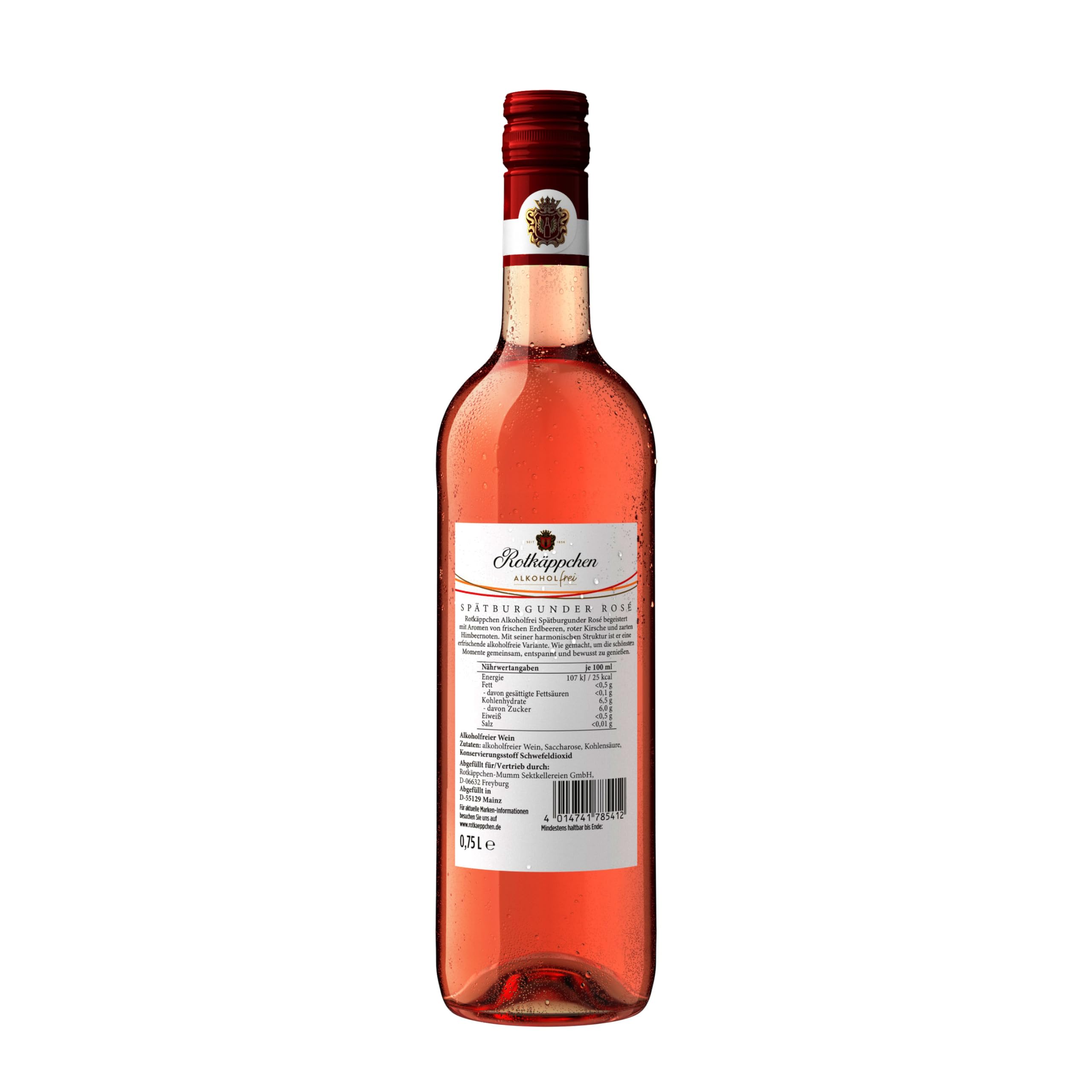 Rotkäppchen Wein Alkoholfrei Spätburgunder Rosé (6 x 0,75l)
