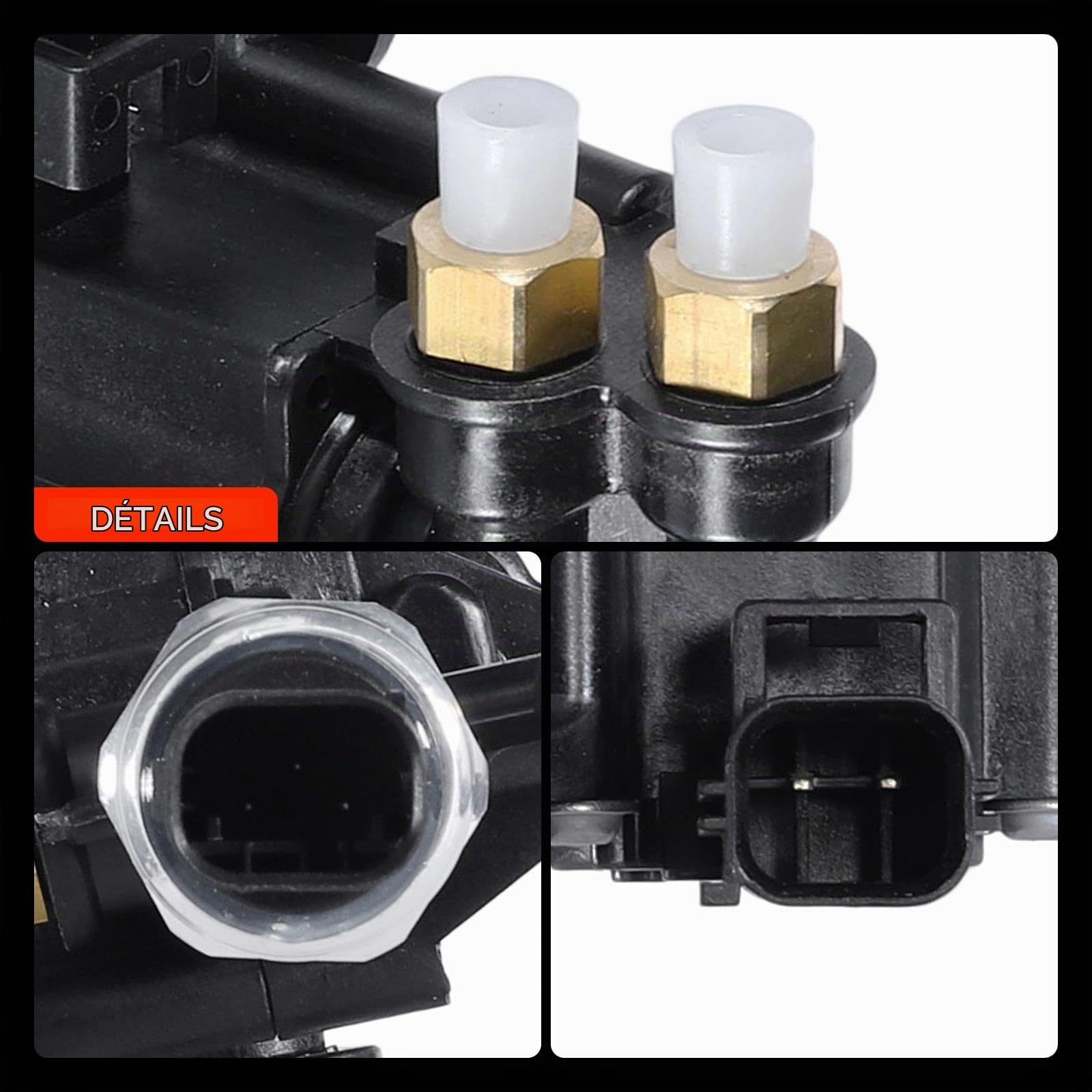 Frankberg bloc de vannes de suspension pneumatique RVH000046 | Compatible avec: Discovery III L319, R.a.n.g.e R.o.v.e.r Sport L320, Découverte IV L319