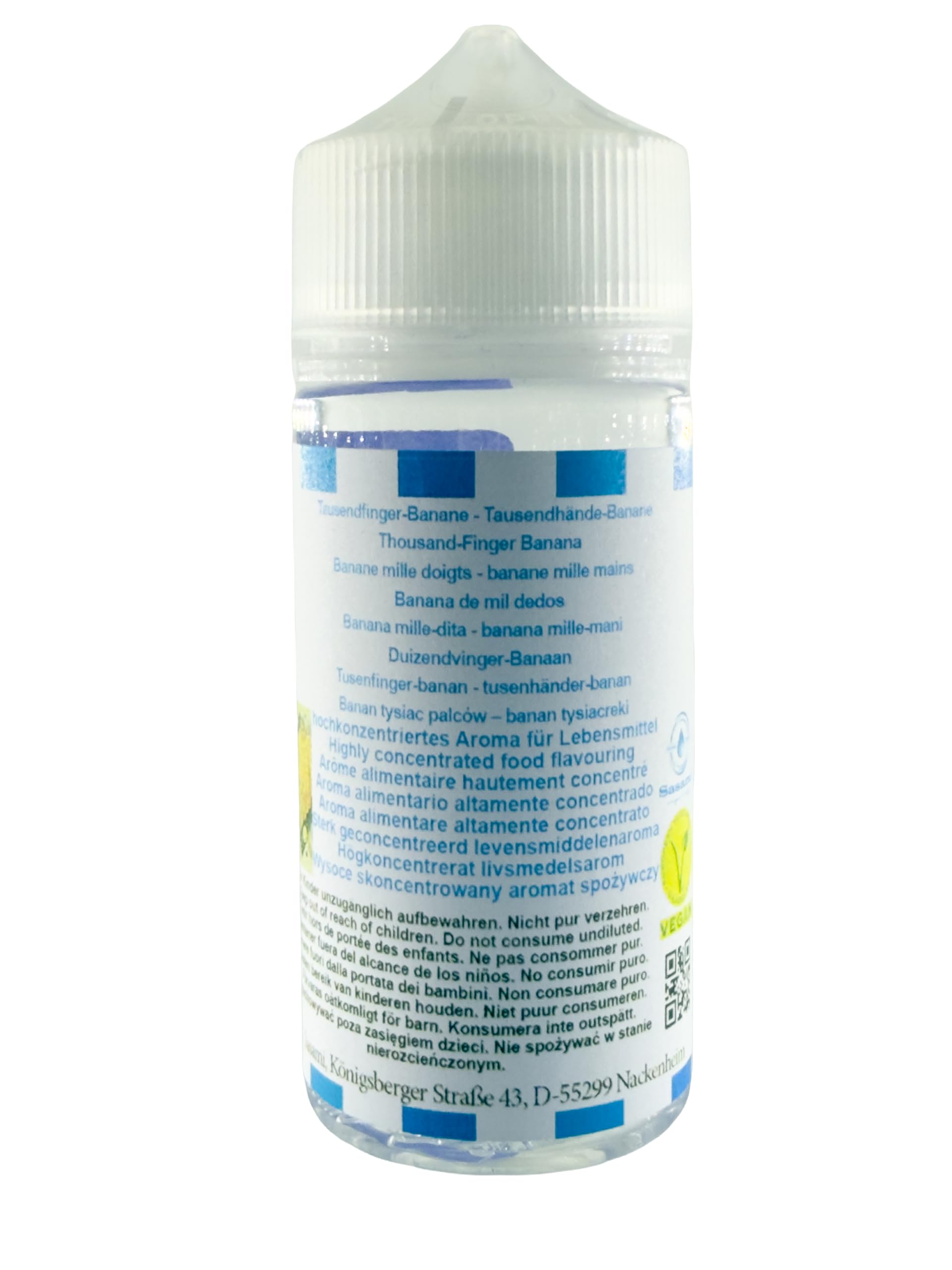 Banan tysiąc palców – banan tysiącręki aromat koncentrat – Wegański – Sasami – 100ml