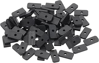 PATIKIL 6mm Silicone End Caps for Sewing, 80Pcs Collar Corset Spiral Boning Tips for Polyester Boning, Black