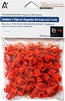 Vista 7 de Soporte ajustable - Accesorio para ORGANIZER GENIE Pegboards para sujetar de forma segura la herramienta de una