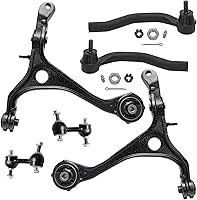 Vista 179 de Detroit Axle - Kit de suspensión delantera RWD para Chrysler 300 Dodge Challenger Charger Magnum, brazos de control superior con barras