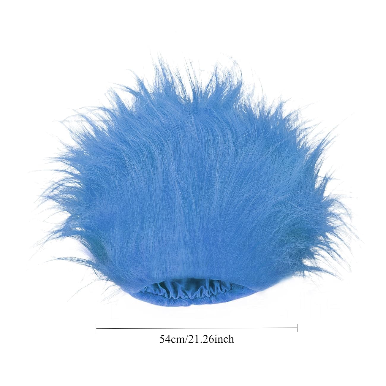 Blue Wig Hair Headband Costume Funny Wigs Blue Wigs for Women,Crazy Wigs for Halloween Costume Cosplay and Party