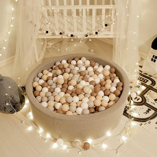 Miniatura 66 de GOGOSO 100 pelotas de juego no tóxicas para niños, suaves, a prueba de aplastamiento y sin BPA en colores divertidos para jugar en interiores