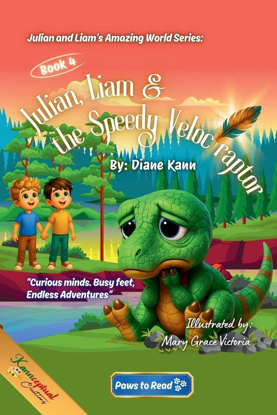 Julian, Liam, and the Speedy Velociraptor: 4 (Julian and Liam's Amazing World)