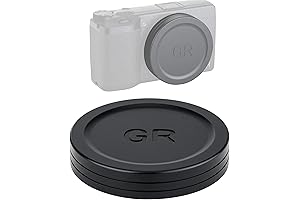 JJC LC-GR3 Metal Lens Hood, Lens Cap for Ricoh GR III GR...