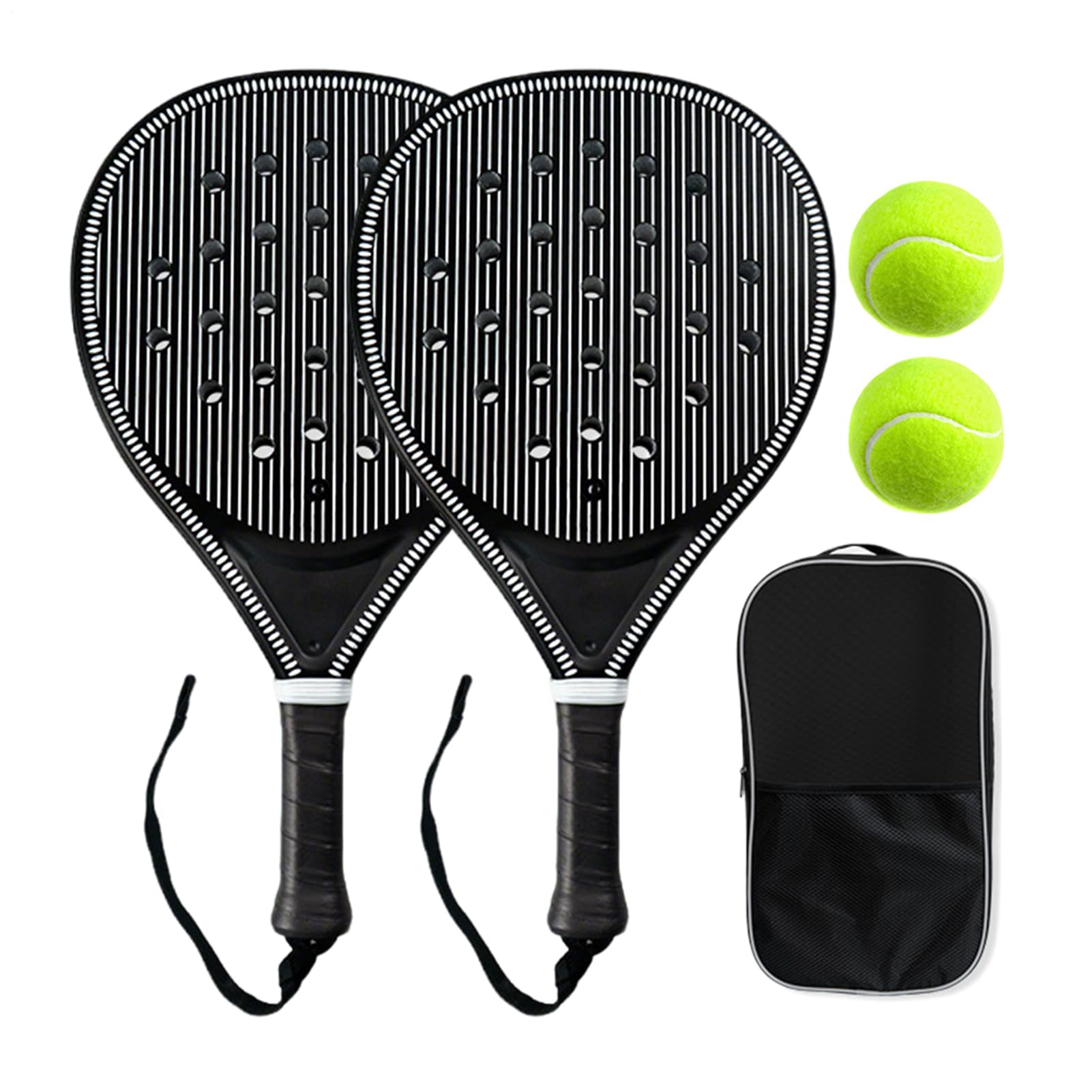 Pickleball Palette Set - Racchetta Pickleball Ad Alte Prestazioni, Palette Ergonomica In Fibra Di Carbonio, Racchetta Antiscivolo | Attrezzature Per Allenamento Vacanza Con Manico Comodo, Ac