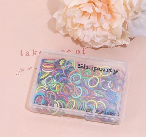 Miniatura 4 de Shapenty 20 colores de 0.394 in de hierro abierto anillos de salto conectores de anillos divididos para llavero, collar, pulsera, pendientes,