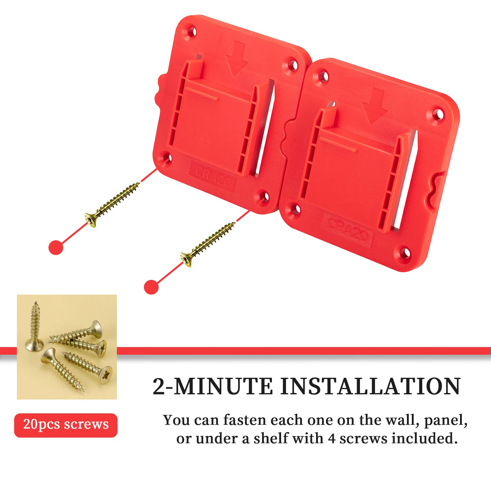 Tool Drill Mount Holder - Organize Your Tools -5 Tool Drill Mount Holder - Organize Your Tools -5