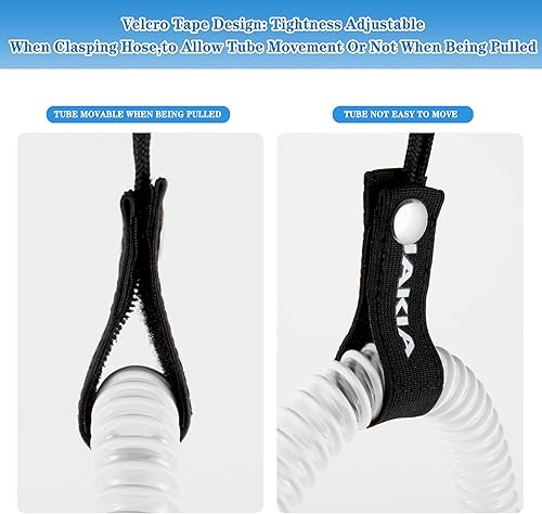 Miniatura 6 de Jakia Soporte para manguera CPAP, gancho organizador y soporte para minimizar el enredo de la manguera y las fugas de aire con ángulos ajustables,