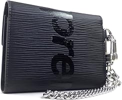 Louis Vuitton シュプリームブラック 三つ折り財布 シュプリーム ヴィトン 財布 偽物 ファスナー開閉式 ジッピー