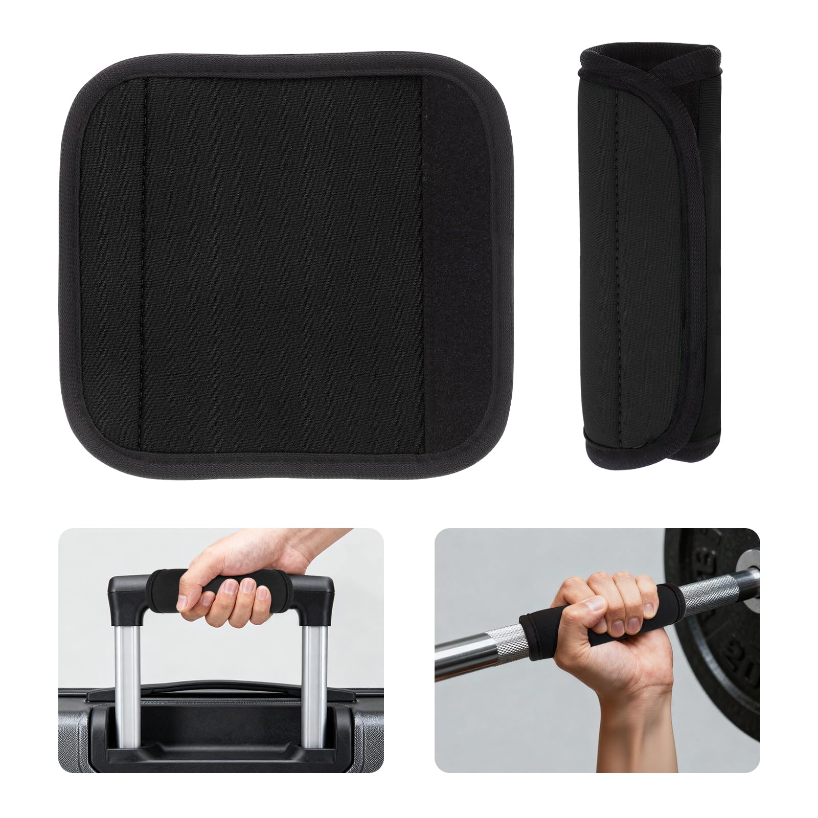 flintronic Bilanciere Antiscivolo Guaina, Rimovibile Manopole da Allenamento, per Trazioni, Pesistica & Allenamento di Forza, per Impugnatura Manubri e Barre