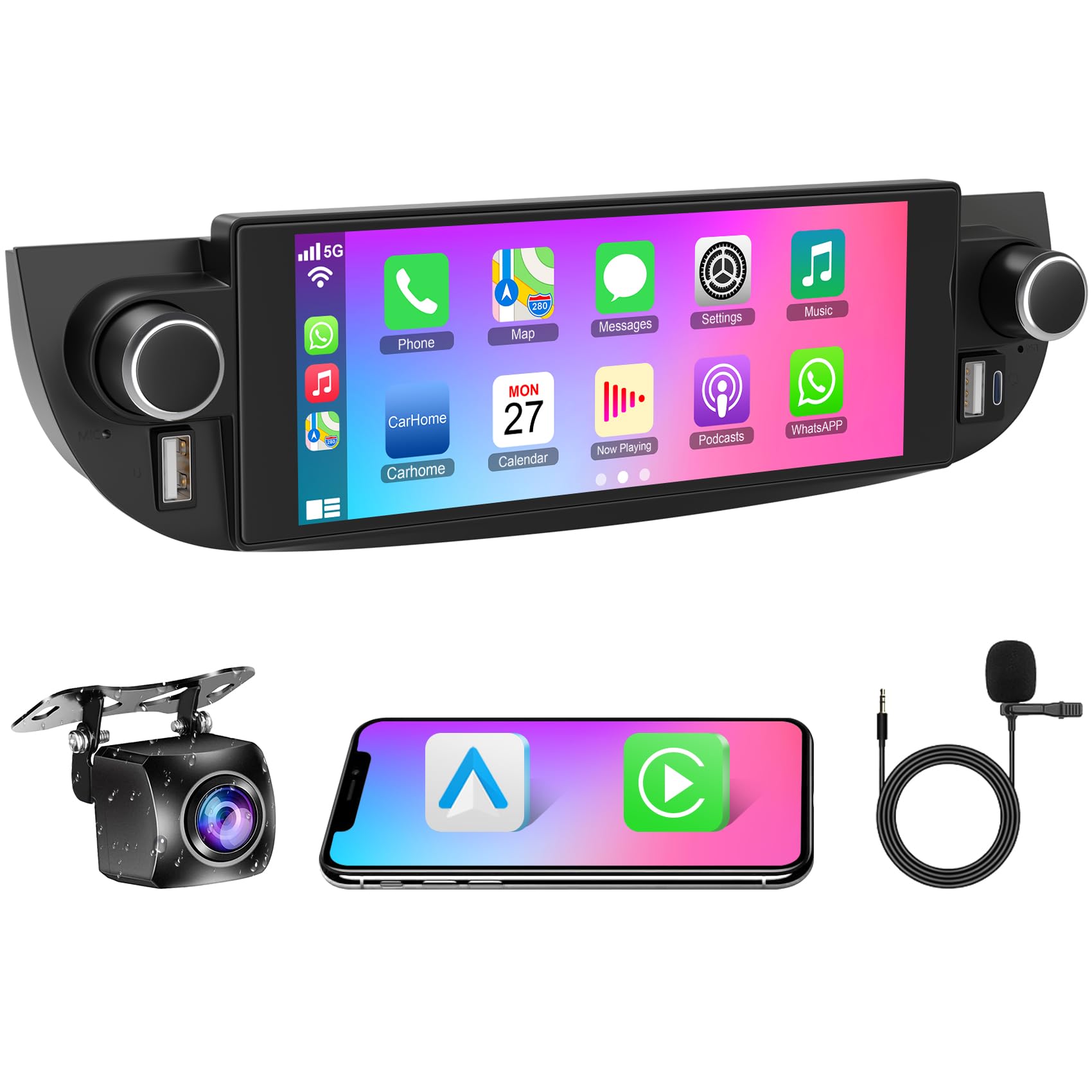 Photo 1 of WOWiViD Car Stereo Receiver for Fiat 500