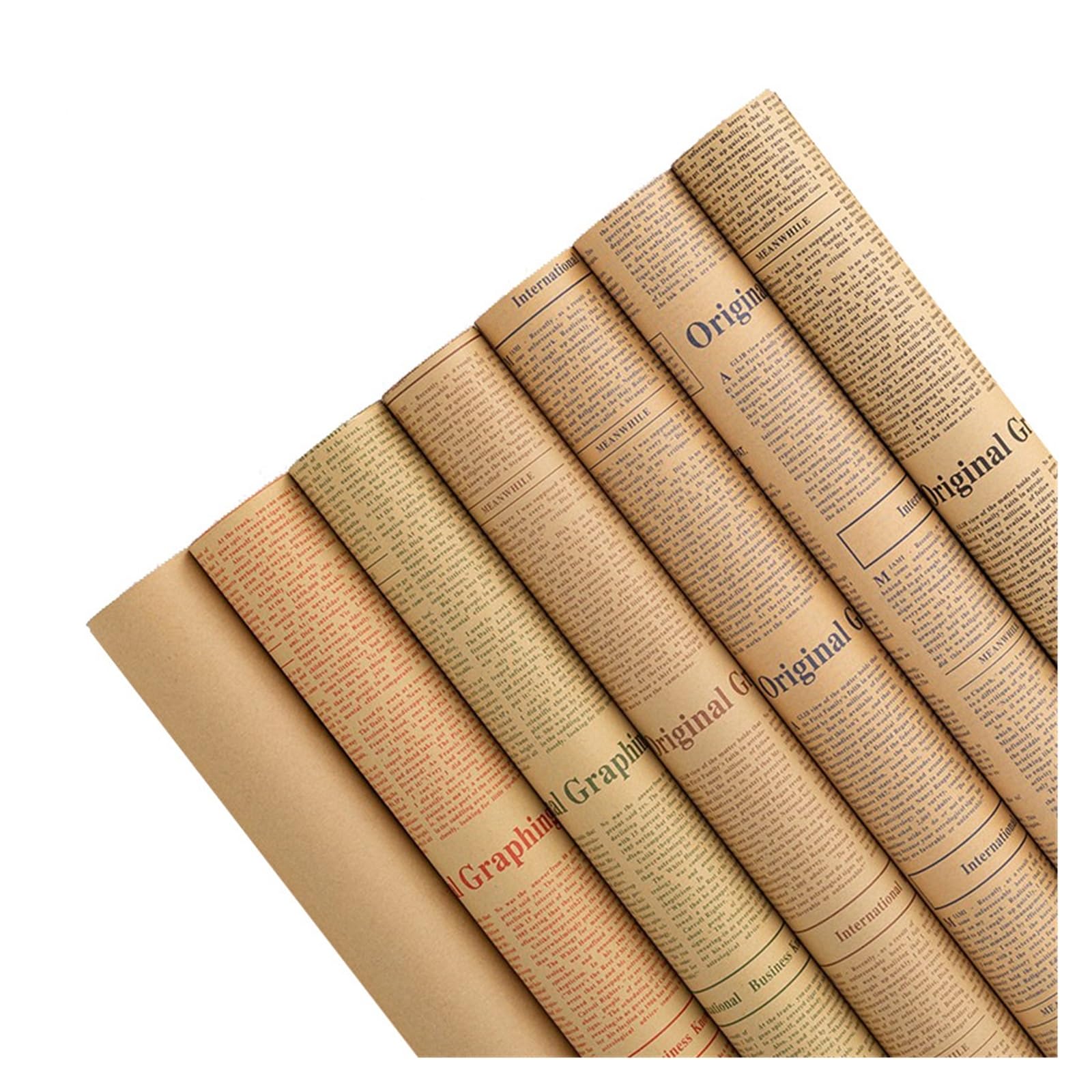 Papier d'emballage de fleurs pour décorer une table bohème - 8