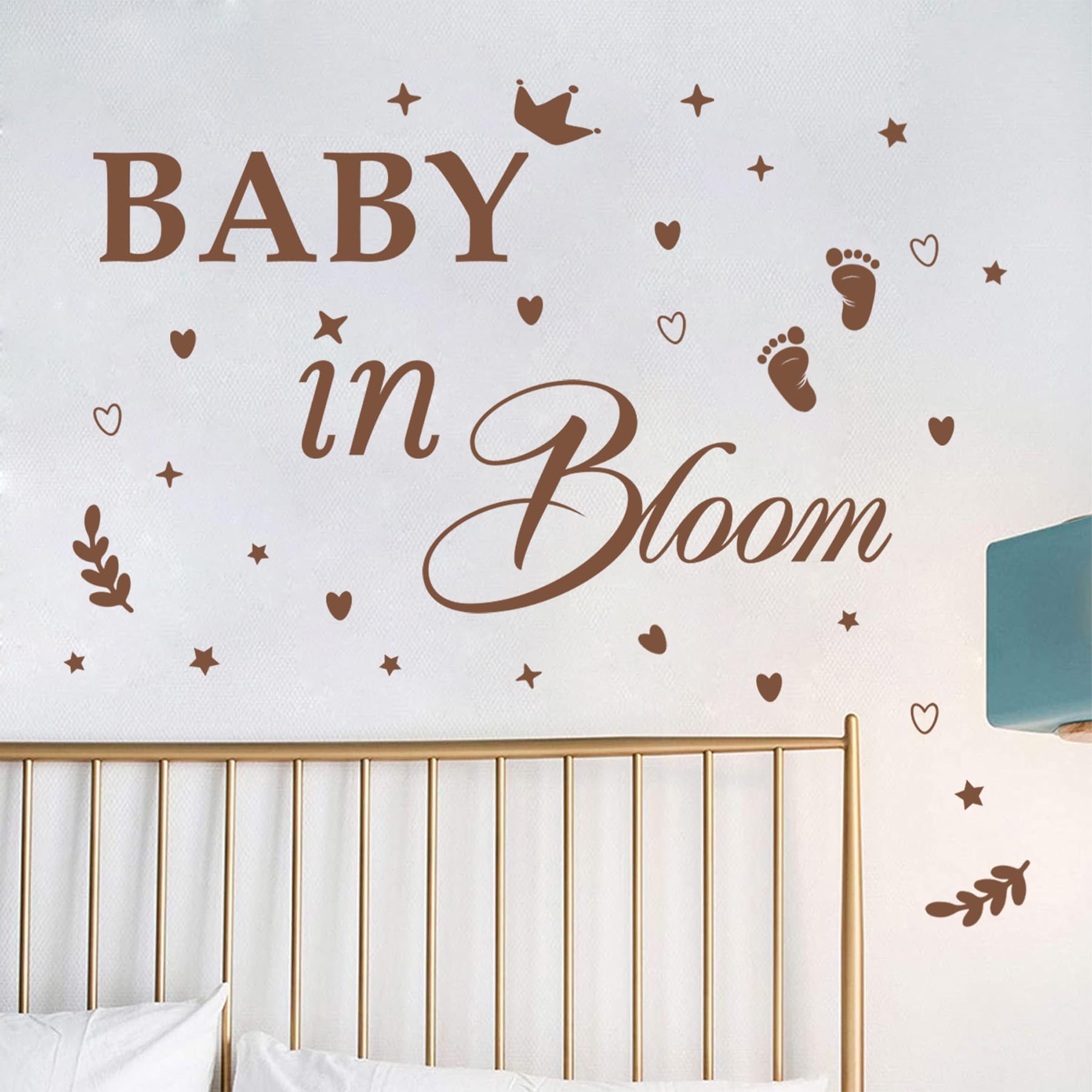 Baby In Bloom Babyparty-Dekoration Aus Holz – DIY-Wanddekoration Für Geschlechtsoffenbarung, Fotohintergrund & Kinderzimmer