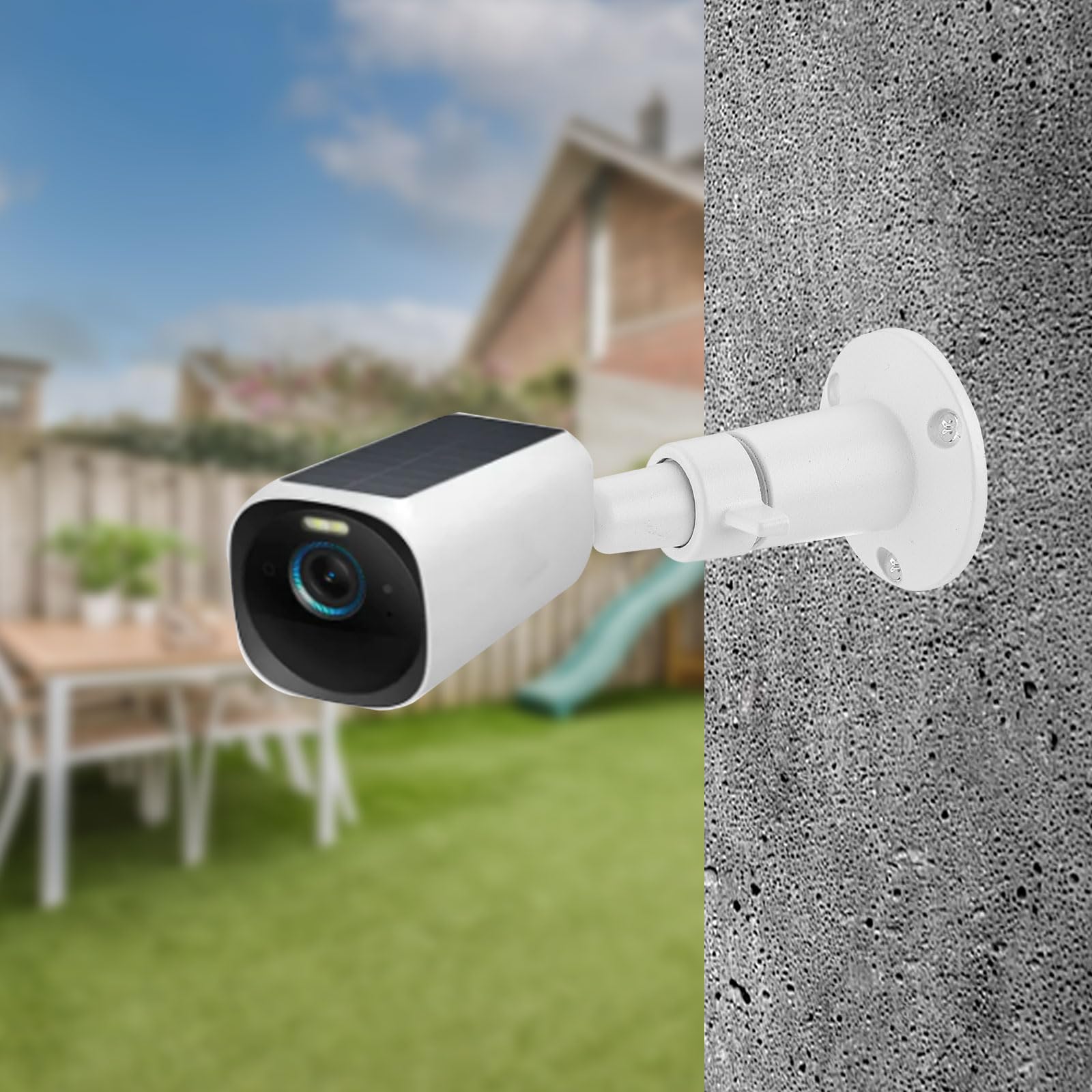 2uds Soporte para Cámara de Seguridad, Soporte de Montaje para Cámara Ajustable Soporte Interior/Exterior Compatible con Arlo Eufy Solocam S220/C210 Eufycam 2C/2C Pro 3/S330 3C/S300