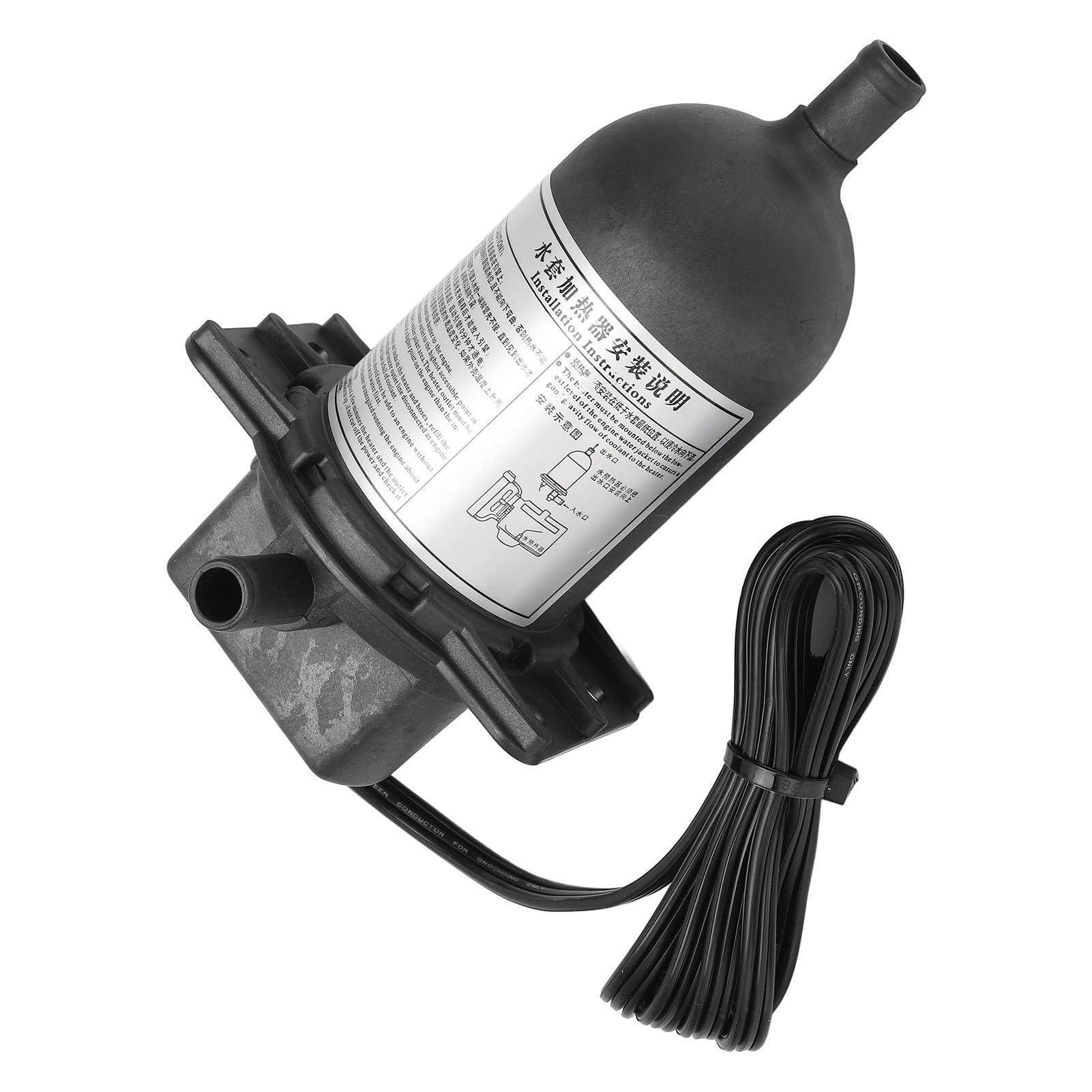 Chauffe-eau à Générateur Auto-circulant, Réchauffeur de Liquide de Refroidissement 500 W avec Préchauffeur de Liquide de Refroidissement de Moteur d'alimentation 240 V, pour