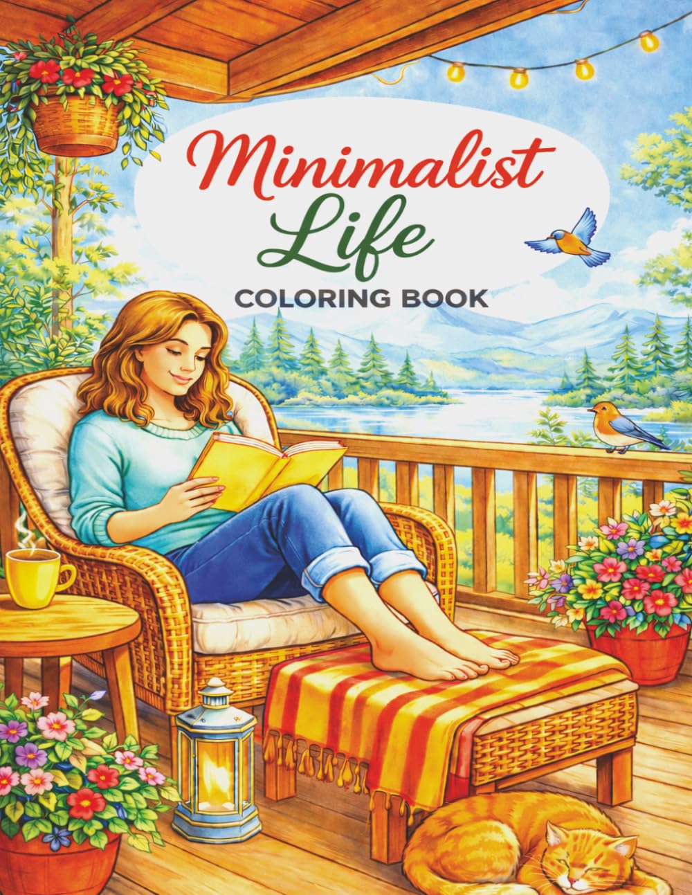 Minimalist Life Coloring Book: Enjoy Moments Of Calm & Relaxing Images Everyday Or A Great Gift Idea