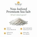 Sampige Non Iodised Premium Sea Salt | Sea Salt Crystals | For Cooking, Seasoning & Everyday Kitchen Use | 900g gallery image