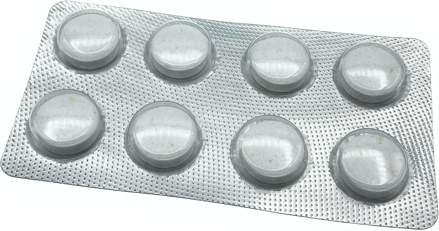 Cafetto Australia - Pastillas de limpieza para máquinas de café (8) | Compatible con máquinas de café caseras | Pastillas de limpieza para máquinas de café espresso - Seguro para tu