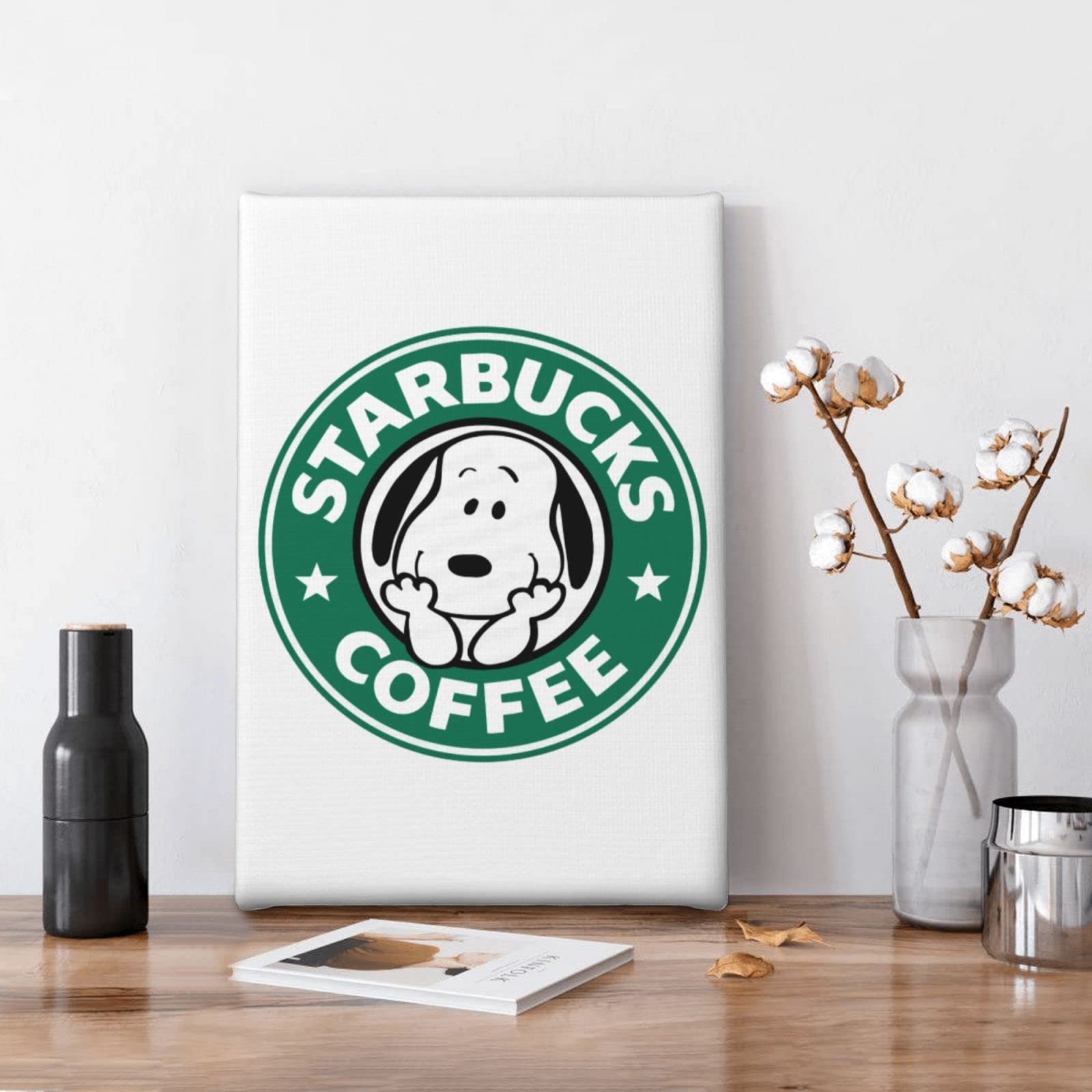 Amazon.co.jp: アートポスター ピーナッツ スヌーピー コーヒー アート
