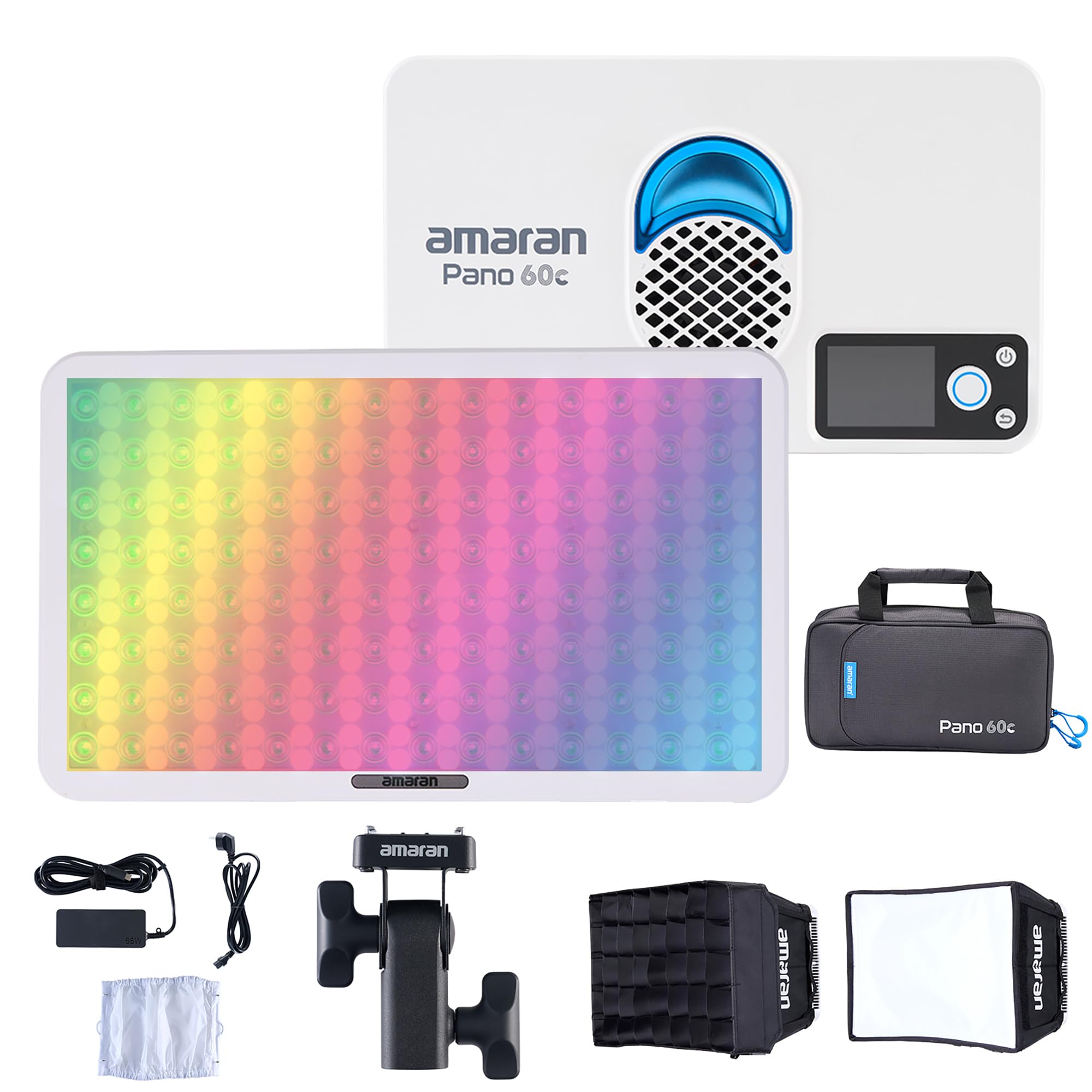 Amaran Pano 60c Kit soluciona las sombras duras con su softbox integrado 8