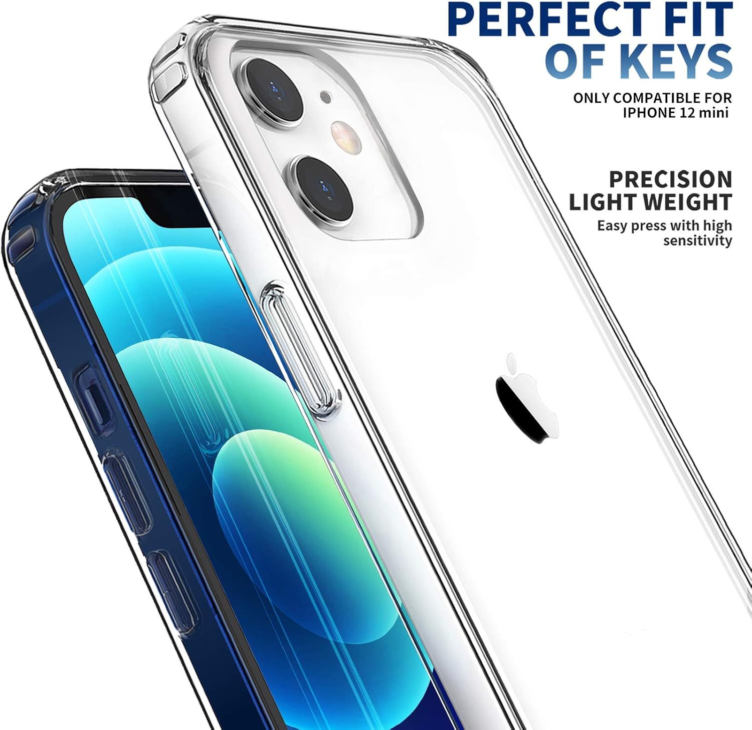 Mkeke for iPhone 12 Mini case Blue Test