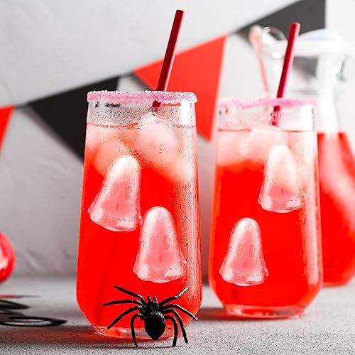 Miniatura 6 de Bandeja de hielo fantasma, bandeja de hielo de silicona, moldes de silicona para círculos, bandejas para cubitos de hielo, moldes para hacer hielo,