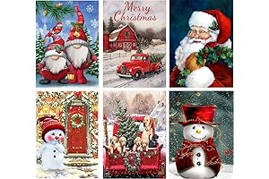 PJOESL Christmas Diamond Painting Kits for Adults - DIY 5D Diamond Art