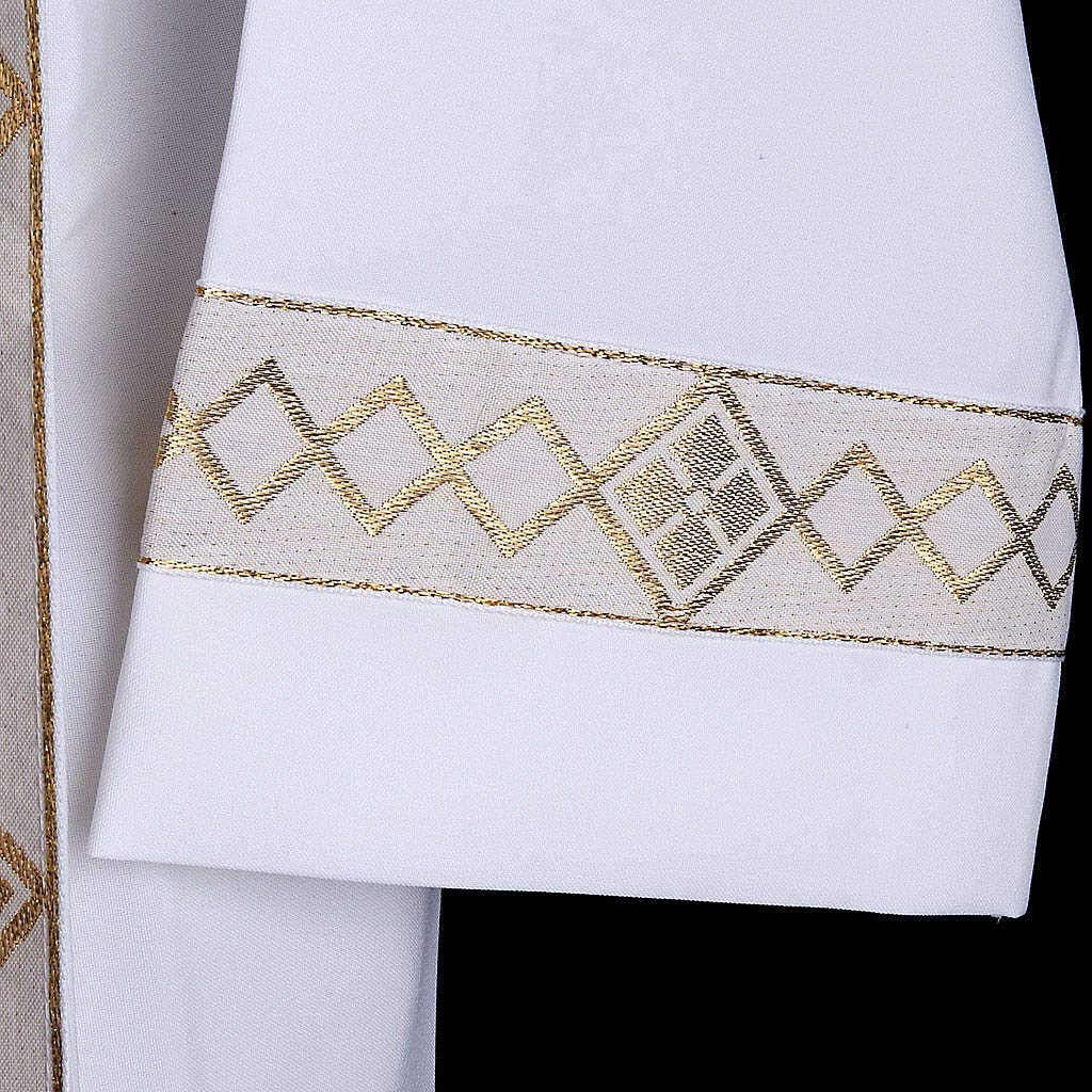 Holyart Abiti Prima Comunione: Abito Prima Comunione Unisex Bordo Oro