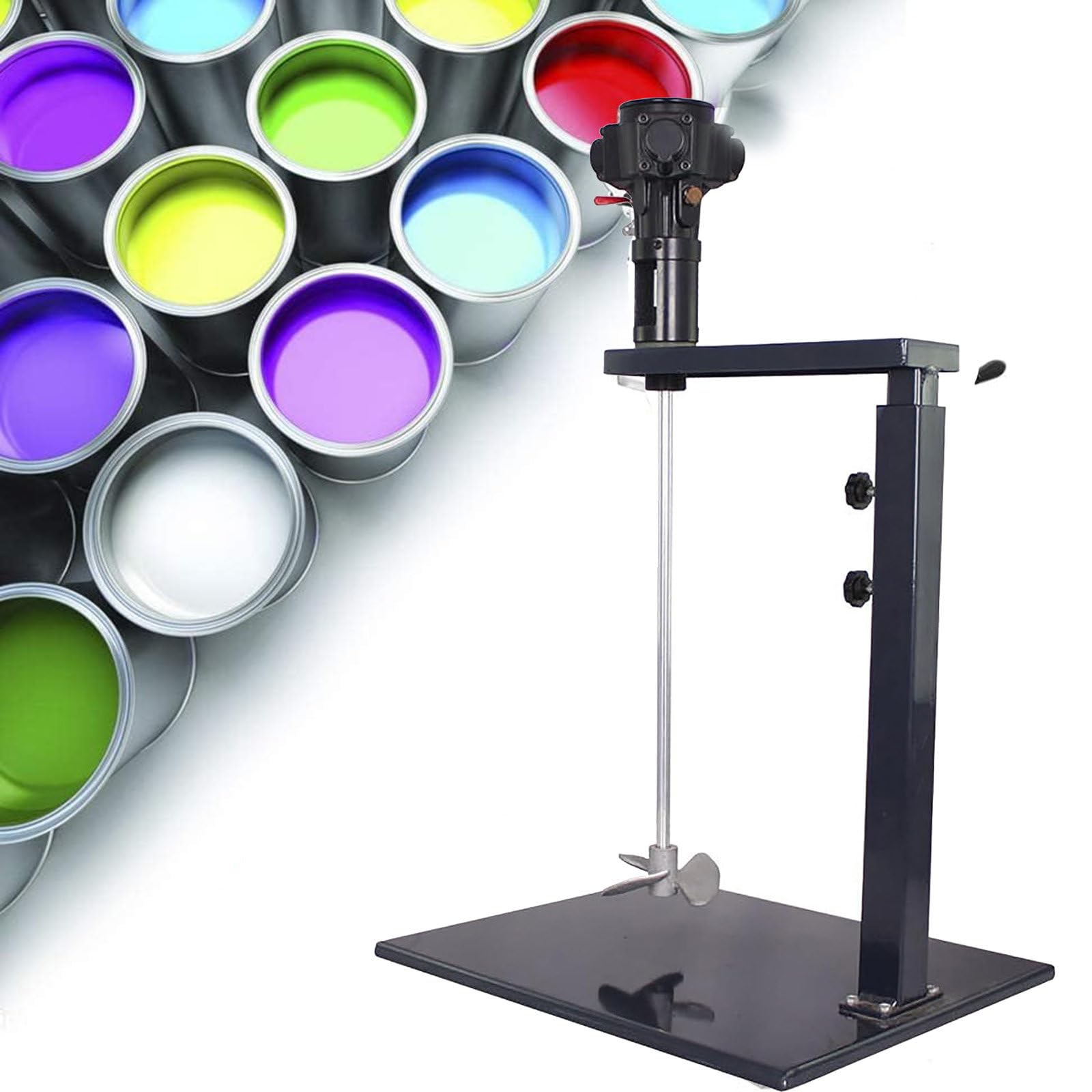 AYCDL Pneumatic Paint Mixer Machine,Stainless Steel Automatic Paint Stirring Machine,5 Gallon 20L Paint Mixer Air Agitator Paint Mix Tool