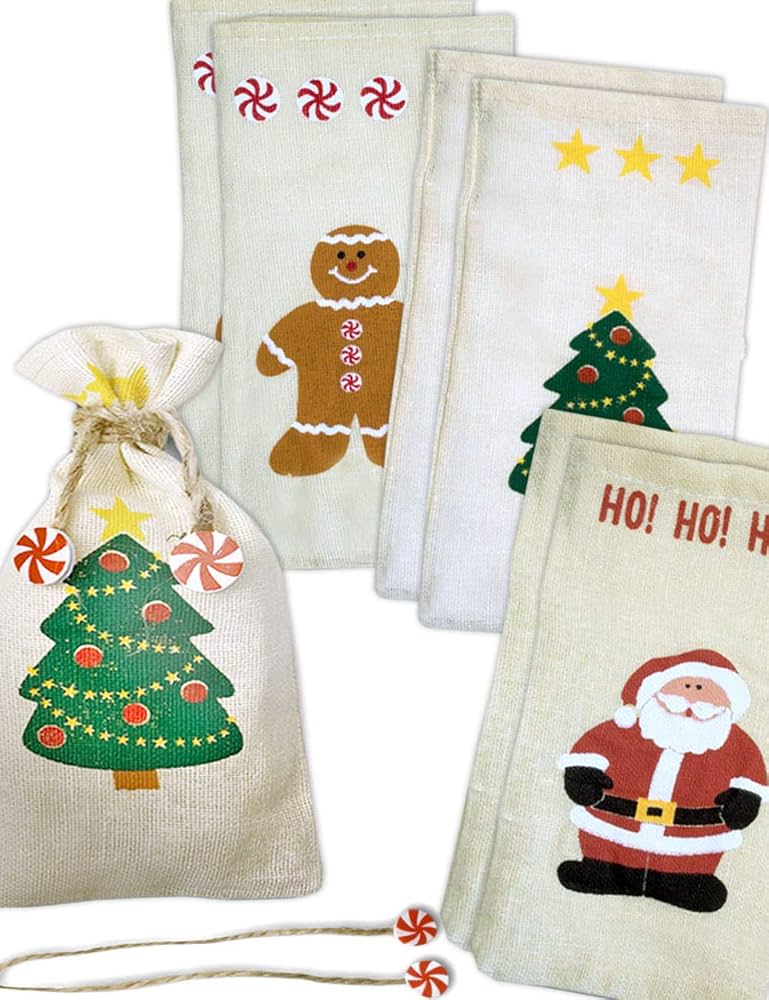 Christmas table gift bags Clearance