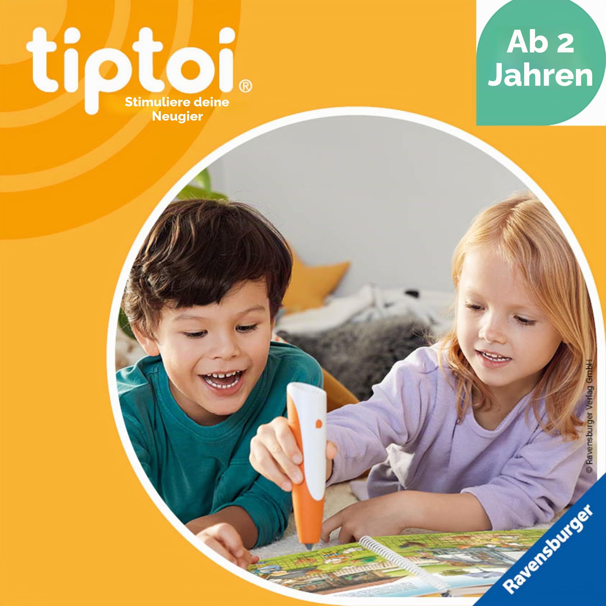 Ravensburger - tiptoi® - Interaktiver Spieler - Elektronisches Lernspiel, ohne Bildschirm - Ab 2 Jahren - Französische Version - Geschichten, Geräusche, Spiele und Musik - 00 178