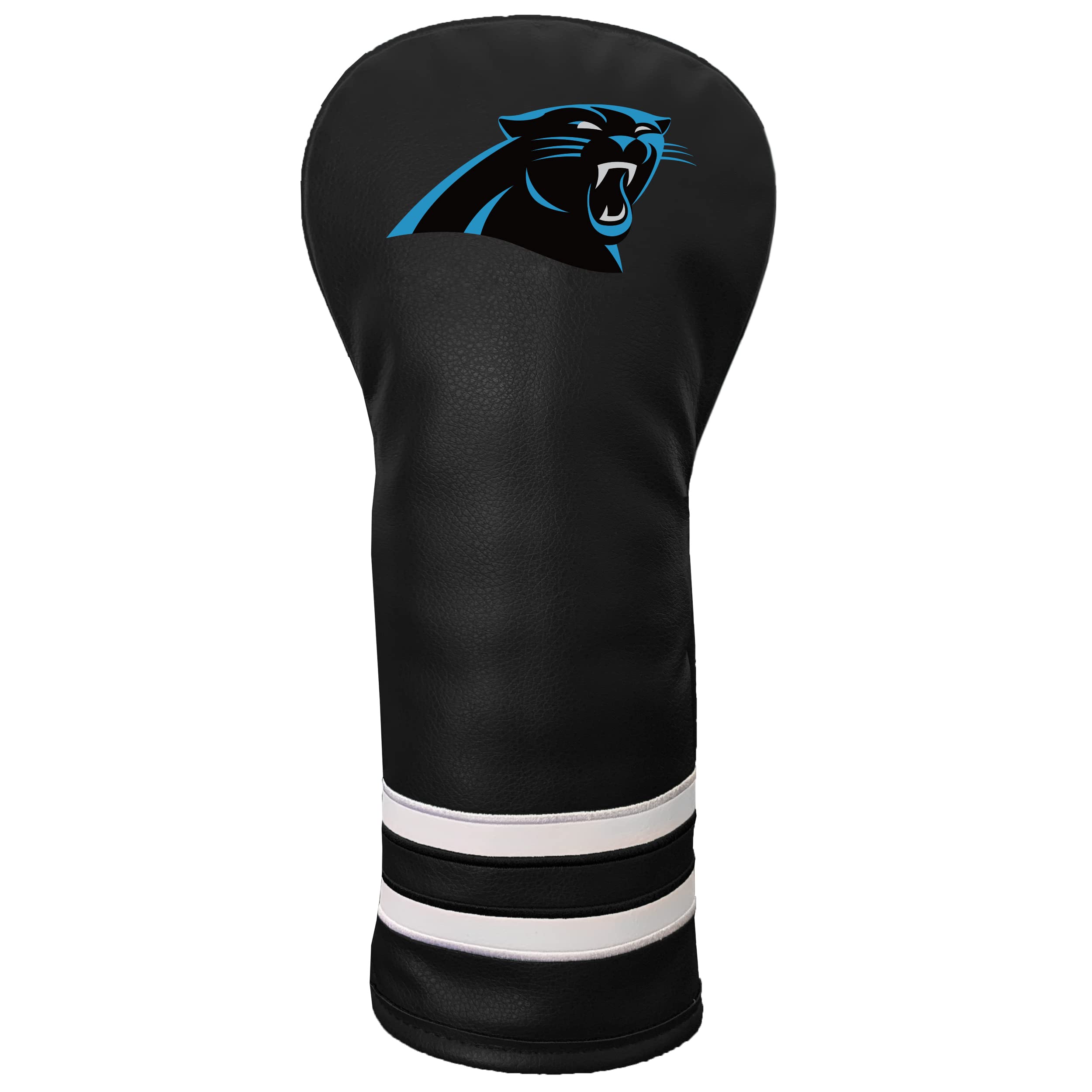 Team Golf NFL Carolina Panthers Vintage Fairway Headcover (Color) - Printed Team Golf NFL Vintage Fairway Headcover (Printed), Fits All Fairway, Hybrid and Utility Clubs