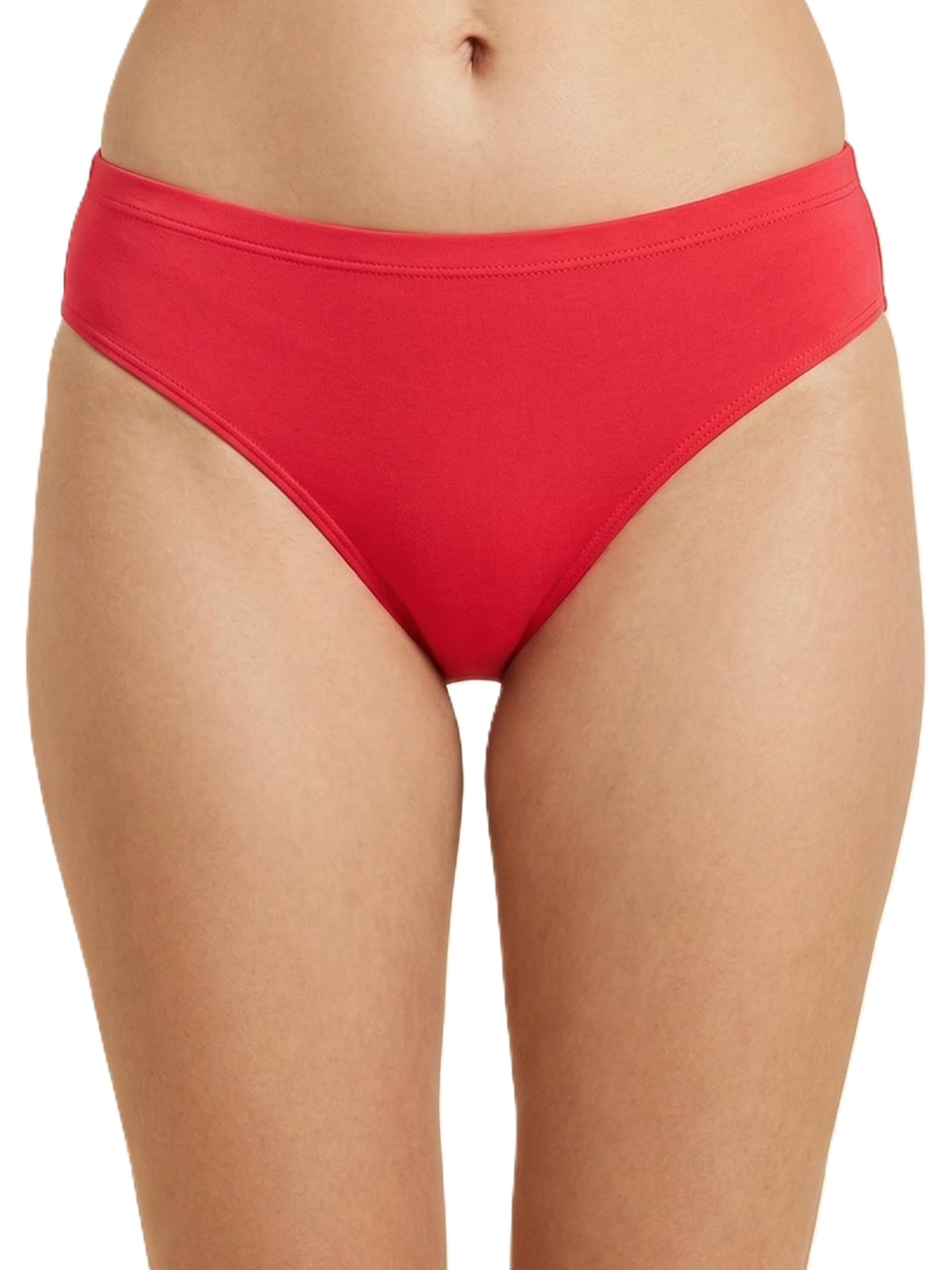 selfcare Women Solid Mid Rise Soft Stretchable Nylon Elastane Bikini Panty |Regular Fit|Everyday Comfort |P1-picture-36
