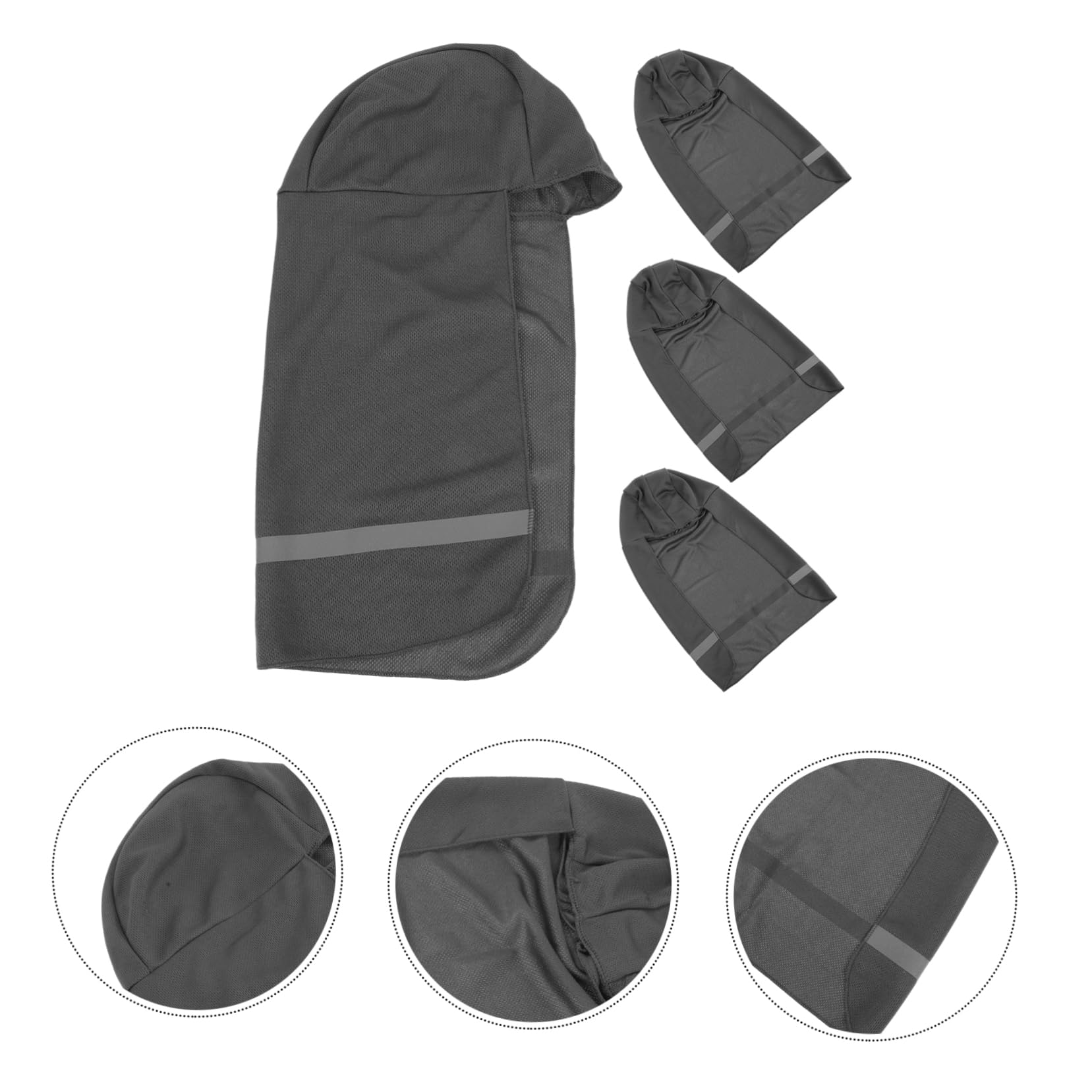 Homoyoyo Visiera Per Casco Di Sicurezza Con Striscia Riflettente Protezione Per Il Collo Protezione Per Cappello Da Protezione Per Attività All'Aperto Fodera Per Cappello