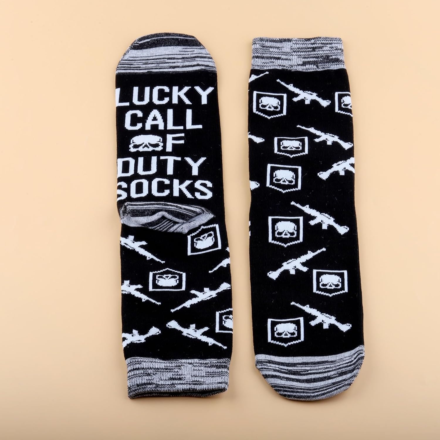 CENWA 1 Pair Call Game Lover Gift Video Games Socks Gifts for Gamers