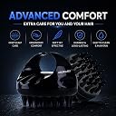 MILDCARE Jumbo Scalp Massager Brush (Black) | Soft Silicone Shampoo Brush for Deep Scalp Cleaning, Gentle Exfoliation & Relaxing Head Massage | Hair Oil Massage & Dandruff Care | Wet & Dry Use Enhanced Hairwash | For Men & Women gallery image