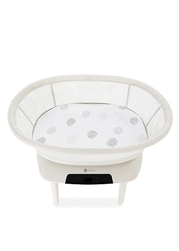Miniatura 4 de 4moms MamaRoo - Sábanas para moisés y muebles lavables a máquina y 100 algodón color gris