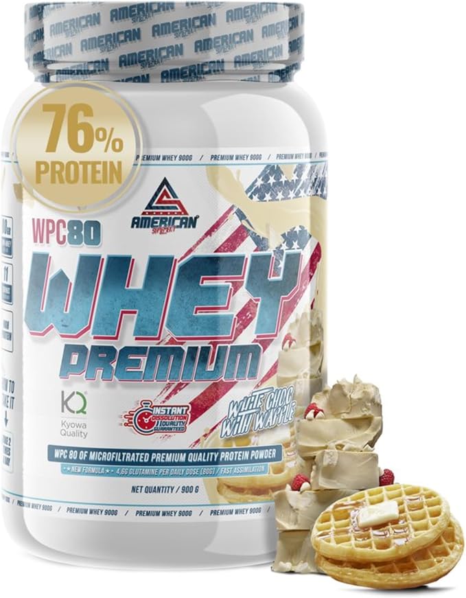 Premium Whey Protein - Proteína de Suero para Aumentar Masa Muscular con Alta Concentración WPC80