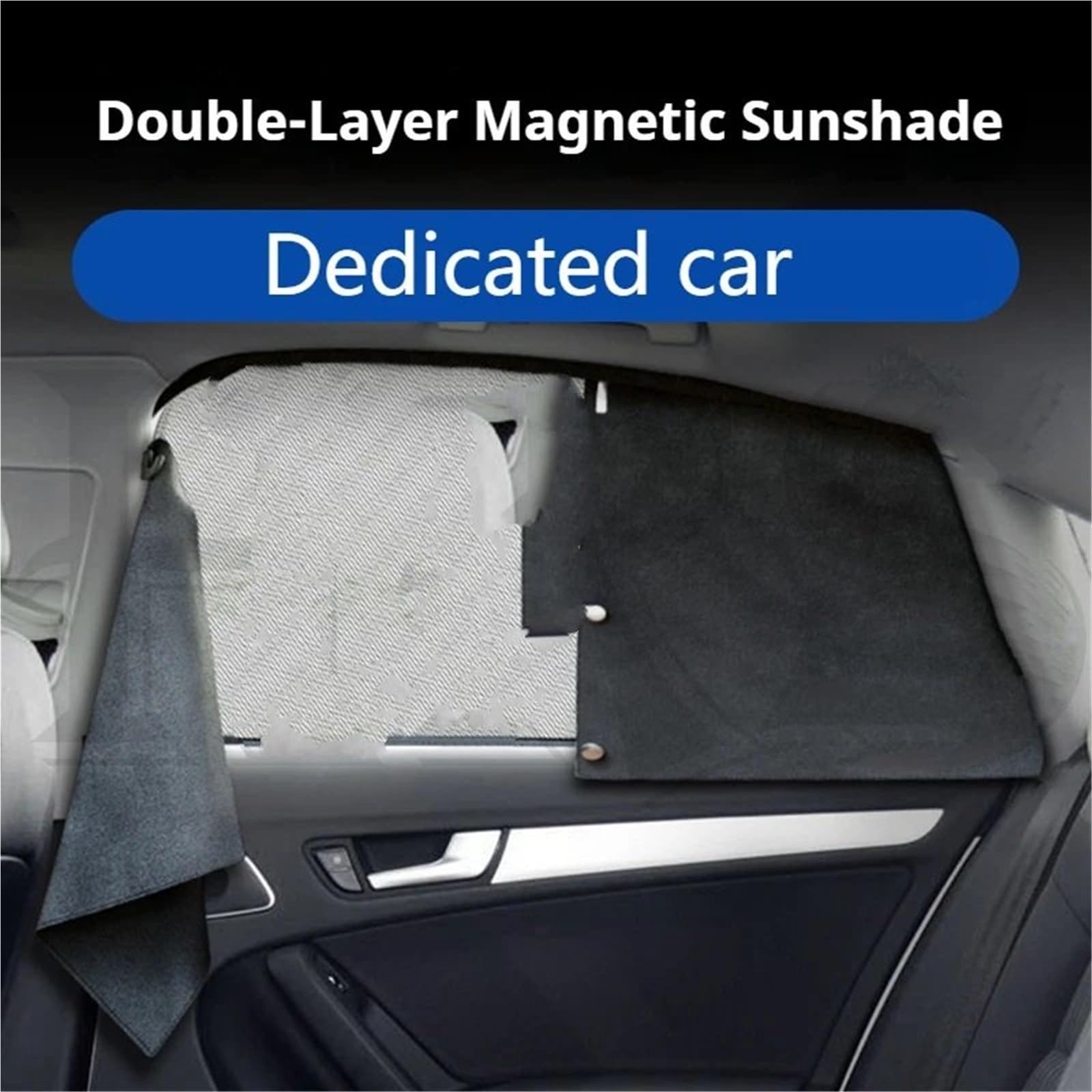 Zaslony Dzielace Samochód Do BENZ GLE Double-Layer Magnetic