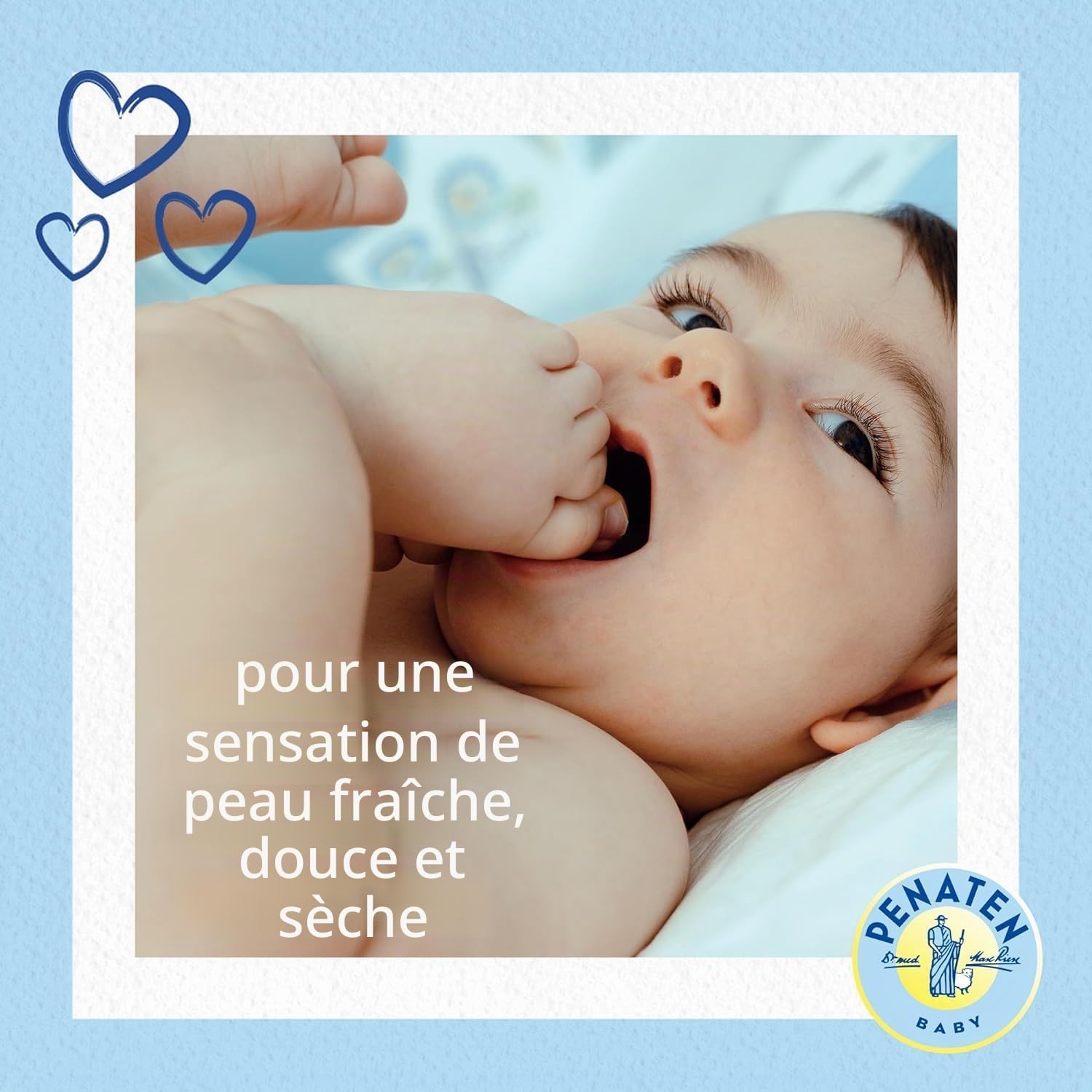 Penaten Poudre naturelle pour bébé avec aloe vera et vitamine E (1 x 100 g) - Protège les peaux sensibles, absorbe l'humidité et garde la peau sèche - 99% d'ingrédients d'origine naturelle