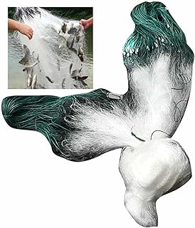 魚の粘着性のあるネット単層ワイヤーメッシュ水中の漁網は自動的に魚を刺します 25mx0.8m