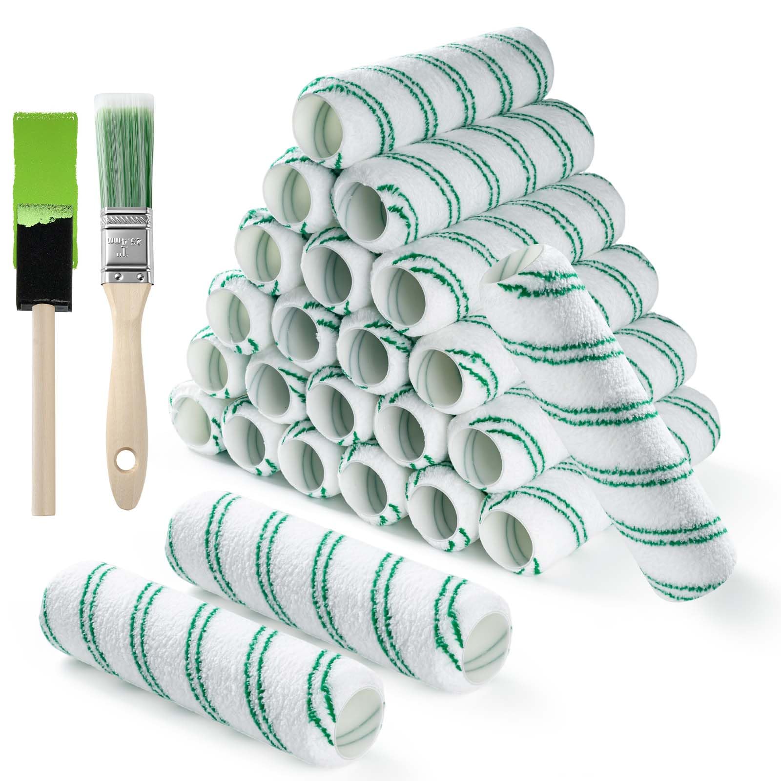 Microfiber Paint Roller Kit - 24 Roller Covers -1