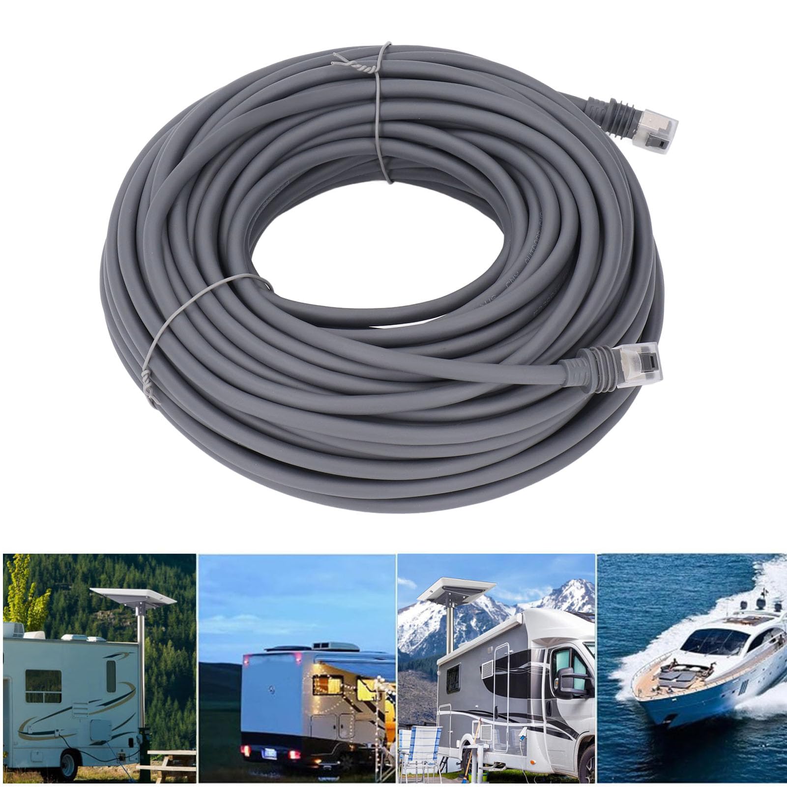 Denash Trwały Kabel Zastępczy dla Generacji 3 z 2000 Mb/S Antena Jazda 75 Stóp Internetowy Kabel Przedłużający