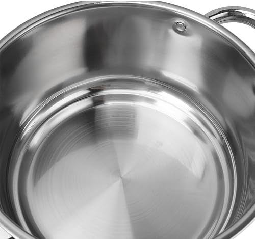 Miniatura 9 de Stainless Steel Cookware Set Featuring a Non Stick Pan Set, Offering a Complete Cooking Solution That Includes a Frying Pan, Stew Pot, and Soup Pot